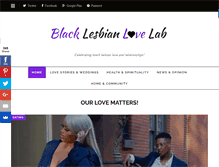 Tablet Screenshot of blacklesbianlovelab.com